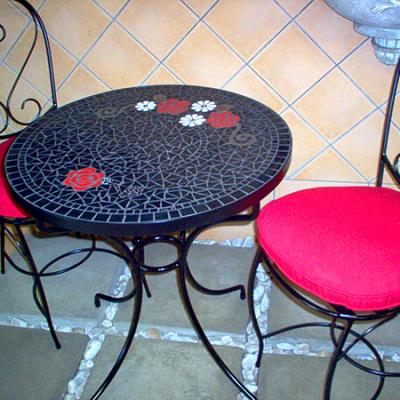Bistro mosaic table & Bantry Bay chairs